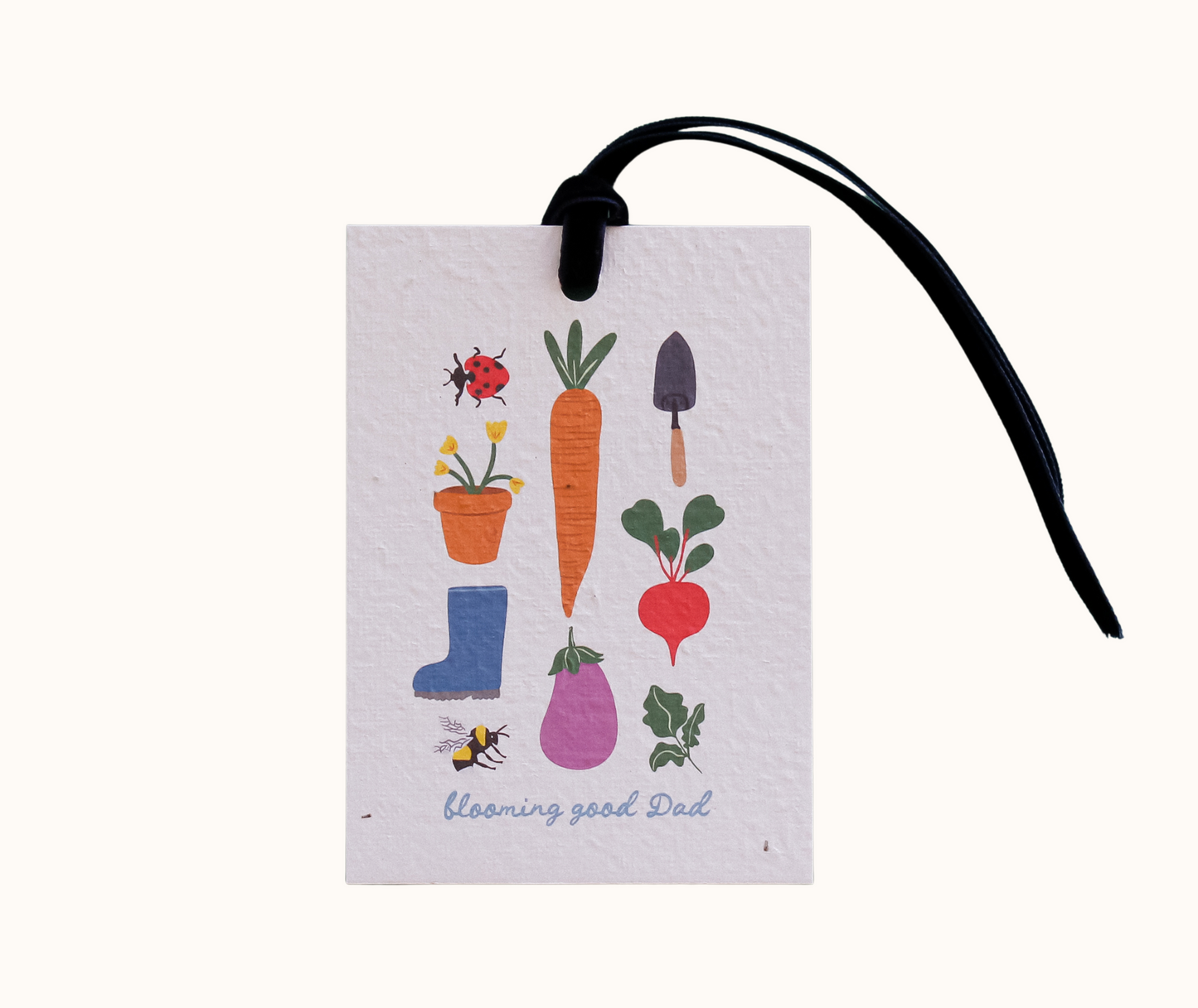 Blooming Good Dad Eco-luxe Plantable Gift Tag