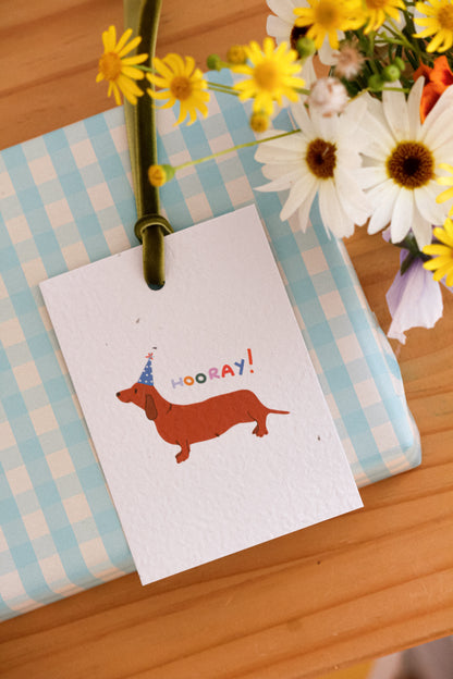 Hooray Eco-luxe Plantable Gift Tag