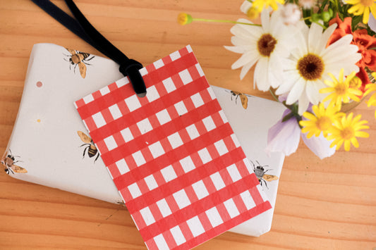 Gingham Eco-luxe Plantable Gift Tag