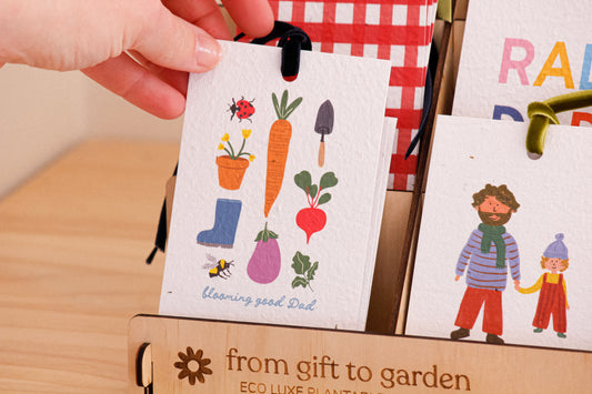 Blooming Good Dad Eco-luxe Plantable Gift Tag - Wholesale