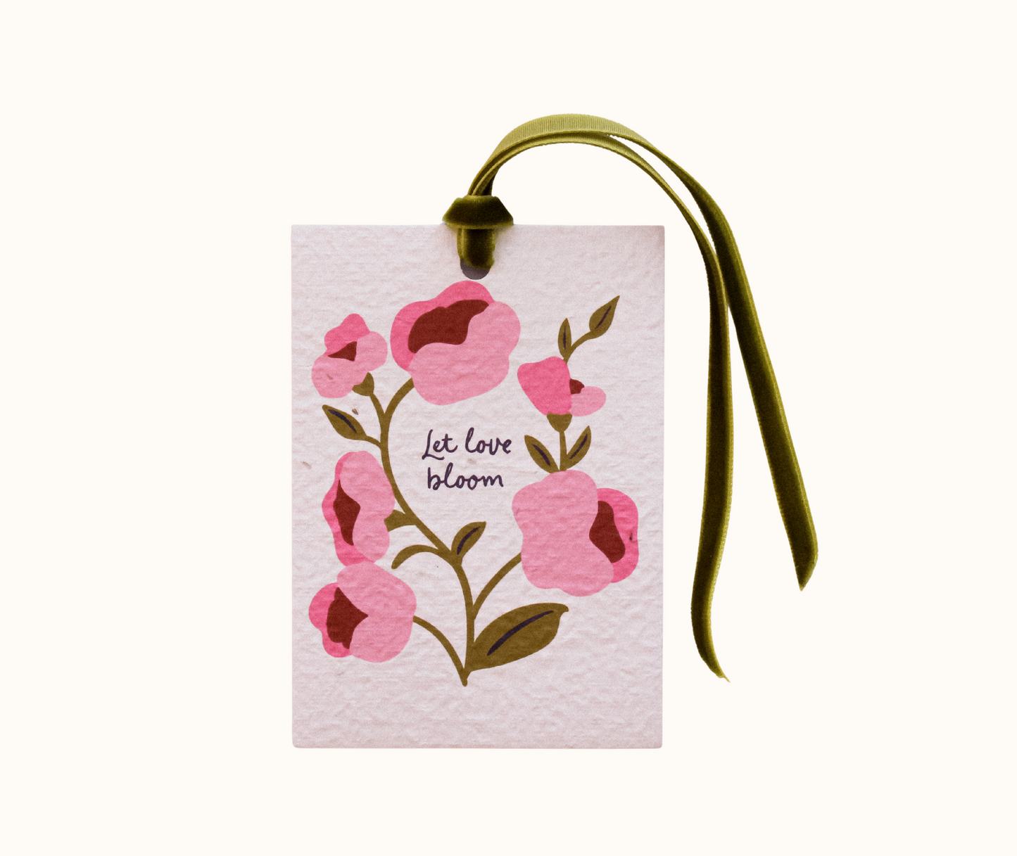 Let Love Bloom Eco-luxe Plantable Gift Tag - Wholesale